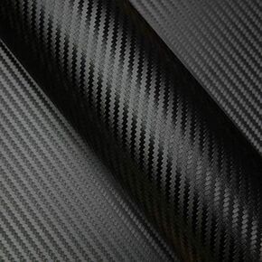 Car Vinyl Wrap 5D,Carbon Fiber Vinyl Wrap Black for Cars,Automotive Vinyl Wraps,Vinilo para Autos with Plastic Scraper 13ft x 1ft for Motorcycles,Laptops,Mobile Phones,PC Cases