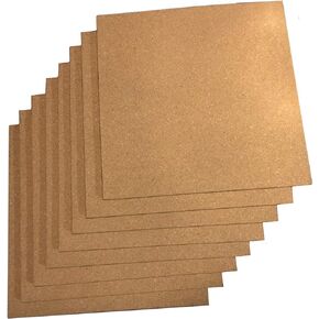 Wall Cork Tiles - 4 Pack Square 12" x 12" | 1/2" Thick Cork Boards with Ultra Strong Self Adhesive Backing | Premium Natural Cork for a Bulletin Board, Display or Pin Organizer