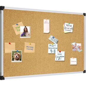 XBoard Cork Board 48 x 36, Bulletin Board Corkboard with Push Pin for Display and Organization in Kuwait