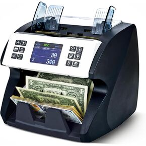 MA-180S Bank Grade Mixed Denomination Money Counter Multi-Currency Serial Number Recognition CIS Model Printer Enabled