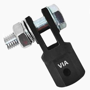 1/2" Scissor Jack Adapter for Use with 1/2 Inch Drive/Impact Drills/Ratchet or Standard Drive Sockets or 13/16 Inch Lug Wrench