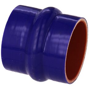HPS HTSHC-275-BLUE Silicone High Temperature 4-ply Reinforced Straight Hump Coupler Hose, 65 PSI Maximum Pressure, 3" Length, 2-3/4" ID, Blue