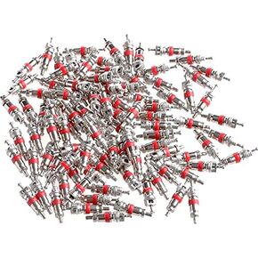 QISF 200Pcs Premium Tyre Tire Valve Cores - Valve Stem Core Part Replacement, Universal for Most Automotive, RV, ATV & Air Conditioning, Motorcycles and Bicycles