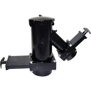 Valterra TR38 Wye Rotating Valve - 3" Hub x 1-1/2"" Hub x 3" Bayonet Cap,Black