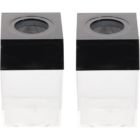 Clips 2Pcs Magnetic Paper Clip Dispenser Boxes Paper Clip Holder Paperclip Dispenser Binder Clip Container Boxes for Office Desk Paper Clip Organizer