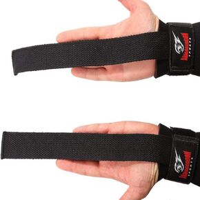 Wrist Straps for Weight Lifting with Premium Padded Wrist Wraps Support, Perfect for Deadlifting, Pull Up, Bar Workout, Gym, Weightlifting - Improves Grip for Men and Women