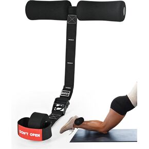 Nordic Hamstring Curl Strap with Safety Tag (DON’T OPEN), Sozzy Upgraded Heavy Duty Leg Curl Rated Up to 500lbs, Adjustable Length, Great for Hamstring Curls, Sit-ups, Spanish Squats, Ab Workout
