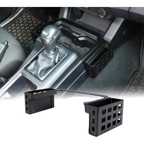CHEAYAR Shifter Storage Box Fits for Toyota Tacoma 2016-2020 2021 2022 2023, Aluminum Alloy Center Console Gear Shift Side Tray Storage Organizer Box, Auto Interior Storage 3rd Gen Tacoma Accessories