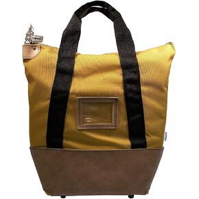 Locking Courier Bag 1350 Denier Ballistic Weave Nylon Combination Lock Gold