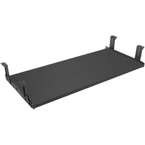 FRMSAET Furniture Accessories Office Product Suits Hardware 20/24/30 inches Keyboard Drawer Tray Wood Holder Under Desk Adjustable Height Platform. (30 inches, Black)