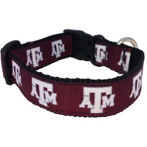 NCAA Texas A&M Aggies Dog Collar, Maroon, X-Small