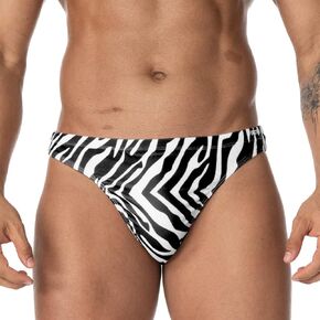الرجال طباعة الحيوان الجلد بيكيني السباحة موجز الرجال ملابس السباحة مثير للرجال in Kuwait