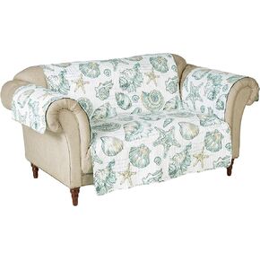 Barefoot Bungalow Cruz Loveseat Protector, White
