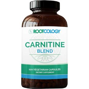 Rootcology Carnitine Blend - L-Carnitine & Acetyl-L-Carnitine Formula by Izabella Wentz Author of The Hashimoto's Protocol, Ideal for Vegetarians (120 Capsules)