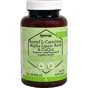 Vitacost Synergy Acetyl L-Carnitine, Alpha Lipoic Acid & CoQ10 -- 120 Capsules in Kuwait