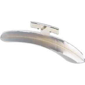 1Pcs Yootones Metal Single Leg Banjo Armrest Protector Part Compatible with Banjo Accessory (Silver)