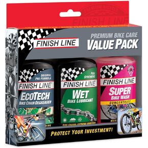 Finish Line Bike Care Multi Purpose/Wash/Wet Lube Value Pack, 4 oz