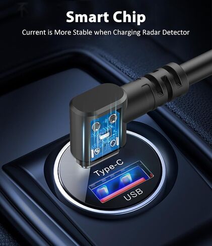 PD3.0 Radar Detector Cable,Type C to RJ11 Cable,USB-C Radar Detector Cord,for Escort Passport 7500 9500i Max360 Uniden R4 DFR8 Beltronics Cobra DualPro 360 Radenso XP etc Radar Detector(RJ11-6.56FT) in Saudi Arabia