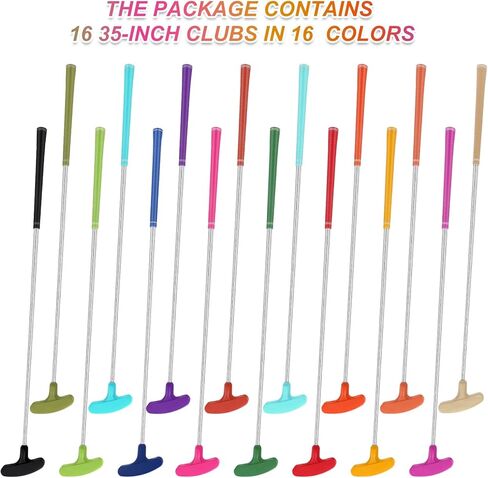 16 حزمة مضرب جولف للرجال والنساء 35 بوصة مضرب جولف للأطفال بالجملة مضرب جولف صغير للاعبي الجولف الذين يستخدمون اليد اليسرى واليمنى للأعمار من 9 إلى 12 عامًا و13-15 مراهقًا بالغًا (35 بوصة) in Kuwait
