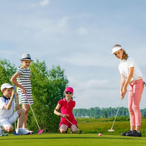 16 حزمة مضرب جولف للرجال والنساء 35 بوصة مضرب جولف للأطفال بالجملة مضرب جولف صغير للاعبي الجولف الذين يستخدمون اليد اليسرى واليمنى للأعمار من 9 إلى 12 عامًا و13-15 مراهقًا بالغًا (35 بوصة) in Kuwait