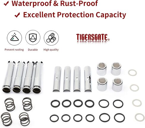 مجموعة أغطية EVO Pushrods متوافقة مع 1984-1999 Harley Evolution Chrome in Kuwait
