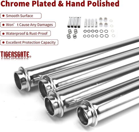 مجموعة أغطية EVO Pushrods متوافقة مع 1984-1999 Harley Evolution Chrome in Kuwait