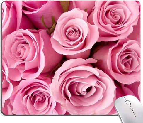 Moon Illuminating The Clear Blue Ocean Design Mouse Pad, Mouse Mat Square Waterproof Non-Slip Rubber Base MousePads for Computer Laptop Men Women Kids in Kuwait