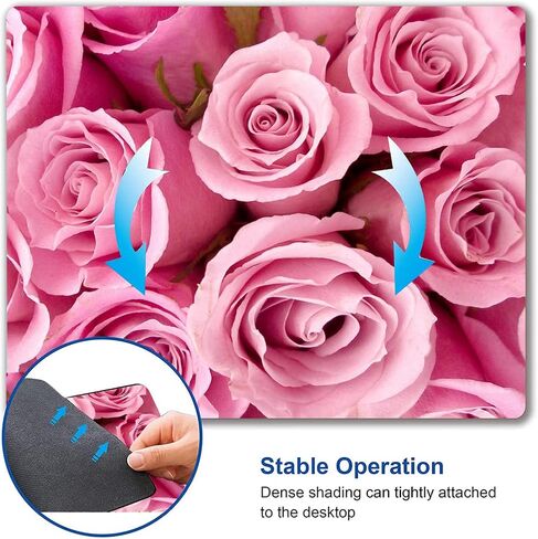 Moon Illuminating The Clear Blue Ocean Design Mouse Pad, Mouse Mat Square Waterproof Non-Slip Rubber Base MousePads for Computer Laptop Men Women Kids in Kuwait