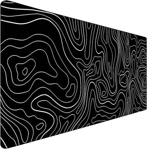 Large Mouse Pad, Gaming Mouse Pad, Big Mouse Pad, Durable 31.5"x15.7" Large XL Extended Waterproof Non-Slip Base Long Keyboard Mouse Pad with Stitched Edges for Office Gaming, Black in Saudi Arabia