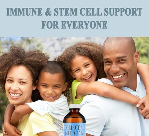 BIOSILVER | Colloidal Silver Liquid | 500 ppm, Extra Strength, 8 oz with Spray Bottle | Immune & Stem Cell Support | Wound Care & Superior Healing in Saudi Arabia