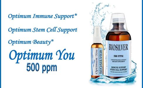 BIOSILVER | Colloidal Silver Liquid | 500 ppm, Extra Strength, 8 oz with Spray Bottle | Immune & Stem Cell Support | Wound Care & Superior Healing in Saudi Arabia