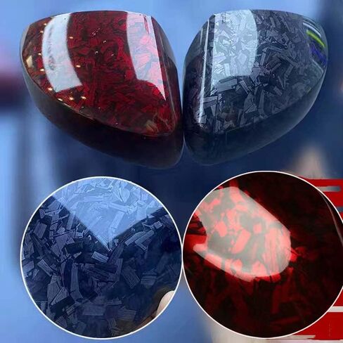 Red Forged Gloss Carbon Fiber Vinyl Wrap Roll Stretchable Decal Sticker Film Sheet Air Release DIY Decoration Vinyl in Saudi Arabia