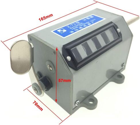 YXQ D-70 5 Digits Mechanical Counter Resettable Stroke Pulling Pull 0-99999 Range in Saudi Arabia