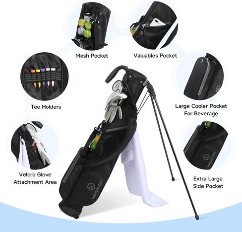 Golf Stand Bag Lightweight Golf Easy Carry Bag with Strap and Stand for The Driving Range, Par 3 and Executive Courses Golf Bags for Men or Women. in Saudi Arabia