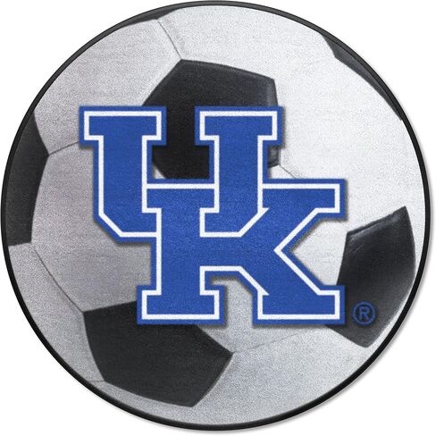 FANMATS 5162 Kentucky Wildcats Basketball Shaped Rug - 27in. Diameter, Basketball Design, Sports Fan Accent Rug - UK Primary Logo in Saudi Arabia