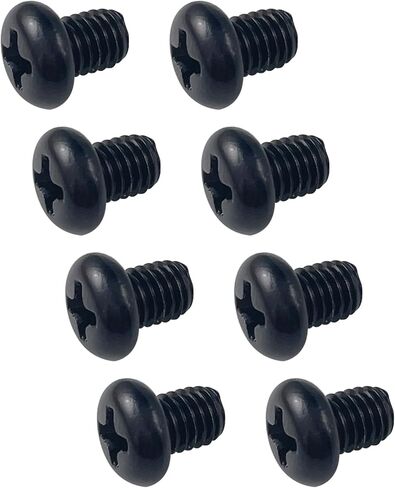 مسامير لوحة الترخيص الخلفية M5-0.8X6mm متوافقة مع طراز Tesla 3 وY وBMW 18-8 من الفولاذ المقاوم للصدأ مطلي بالزنك الأسود 8 عبوات in Saudi Arabia