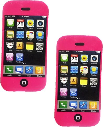 2 قطعة محايات مطاطية للهاتف المحمول محايات الهاتف الذكي الإبداعية محايات قلم رصاص عالمية (لون عشوائي) in Kuwait