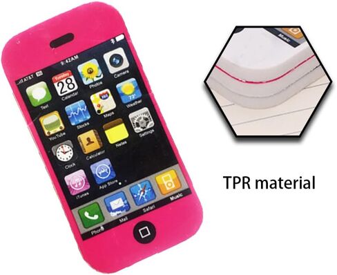 2 قطعة محايات مطاطية للهاتف المحمول محايات الهاتف الذكي الإبداعية محايات قلم رصاص عالمية (لون عشوائي) in Kuwait