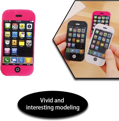 2 قطعة محايات مطاطية للهاتف المحمول محايات الهاتف الذكي الإبداعية محايات قلم رصاص عالمية (لون عشوائي) in Kuwait