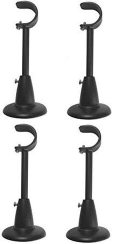 Curtain Bracket Classic (Set of 4, Black) in Saudi Arabia