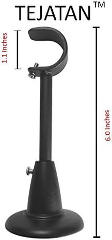 Curtain Bracket Classic (Set of 4, Black) in Saudi Arabia
