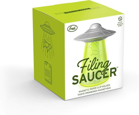 Fred & Friends Filing Saucer Cow Clips and Holder, Assorted in Saudi Arabia