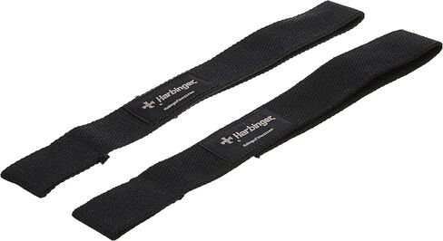 Harbinger Heavy Cotton Lifting Straps (Pair), Black, 20 1/2" Long 1 1/2" Wide in Saudi Arabia