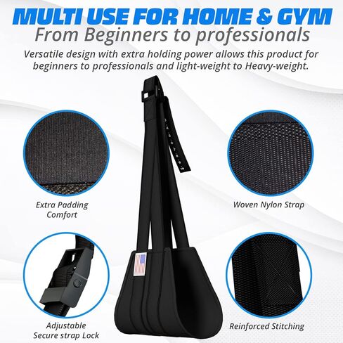 أشرطة البطن القابلة للتعديل، أشرطة معلقة للبطن، أشرطة معلقة لمعدات تمارين اللياقة البدنية، تدعم 350 رطلًا - أشرطة البطن لسحب شريط رفع الذراع للمنزل وصالة الألعاب الرياضية - أشرطة التعليق in Kuwait