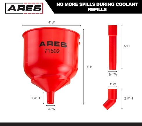 ARES 71502 - مجموعة تعبئة سائل التبريد المقاومة للانسكاب - تقضي على جيوب الهواء المحاصرة والأحزمة التي تصدر صريرًا بسبب الفائض in Saudi Arabia
