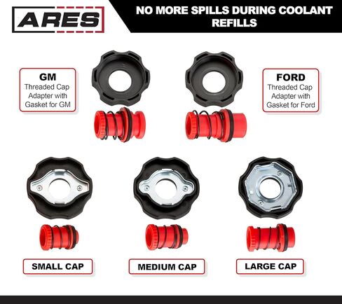 ARES 71502 - مجموعة تعبئة سائل التبريد المقاومة للانسكاب - تقضي على جيوب الهواء المحاصرة والأحزمة التي تصدر صريرًا بسبب الفائض in Saudi Arabia