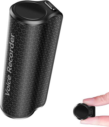 مسجل صوت لساعات طويلة سعة 128 جيجابايت (2000 ساعة)، مسجل صوتي نشط مع بطارية متواصلة لمدة 20 يومًا، مسجل صوت رقمي محمول لاجتماعات المحاضرات، متوافق مع كمبيوتر الهاتف in Kuwait