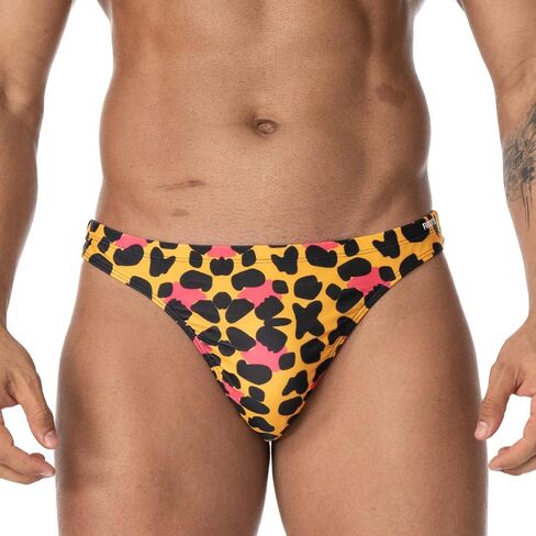 Men Print Animal Skin Bikini Swim Brief Men Swimwear Swimsuit Sexy for Men in Saudi Arabia