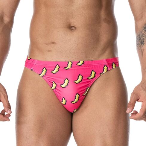 Men Print Animal Skin Bikini Swim Brief Men Swimwear Swimsuit Sexy for Men in Saudi Arabia