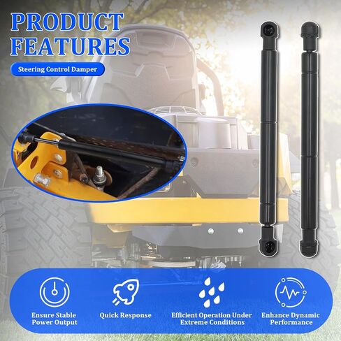 2 قطعة مخمدات التحكم في التوجيه متوافقة مع Hustler Raptor X XD XL SD SDX XDX Flip-Up Limited FasTrak BigDog Riding Mower استبدال 603983 P7124 P10117 in Kuwait